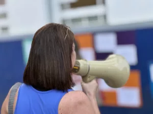 Servidores estaduais fazem manifestação