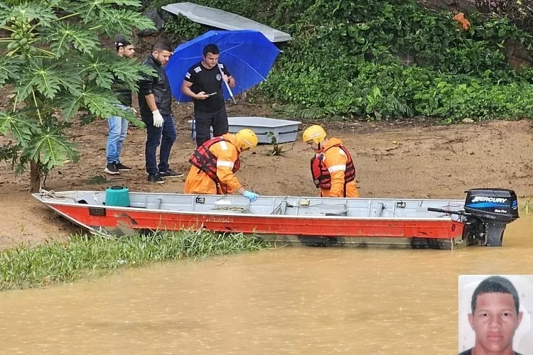 Corpo de homem desaparecido é localizado no Rio Muriaé