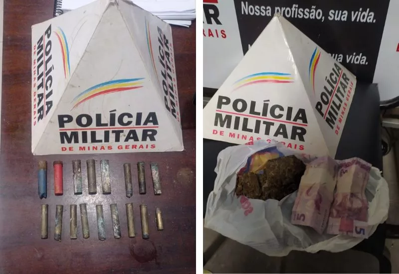 PM localiza veículo furtado em Dona Euzébia e drogas em Cataguases