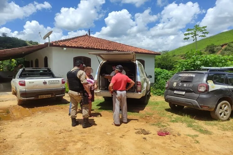 PM prende suspeito de assassinar casal de idosos em Muriaé