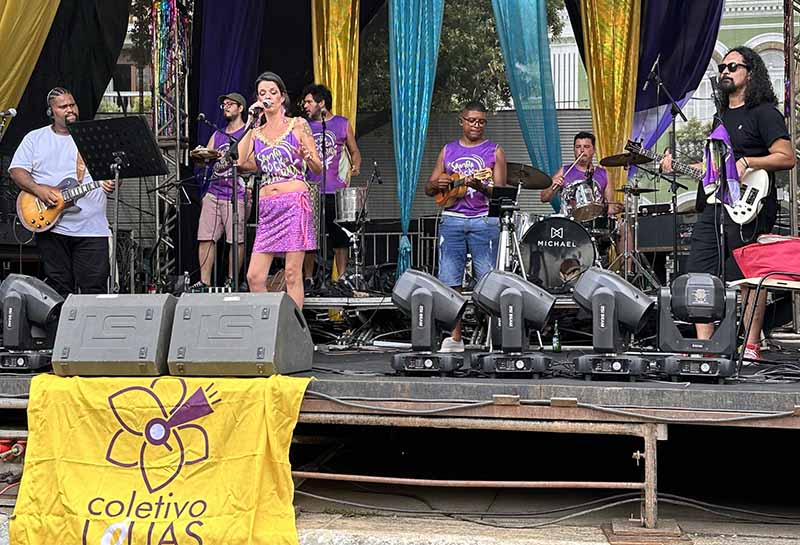 Samba Rock da Mulherada anima a tarde de carnaval