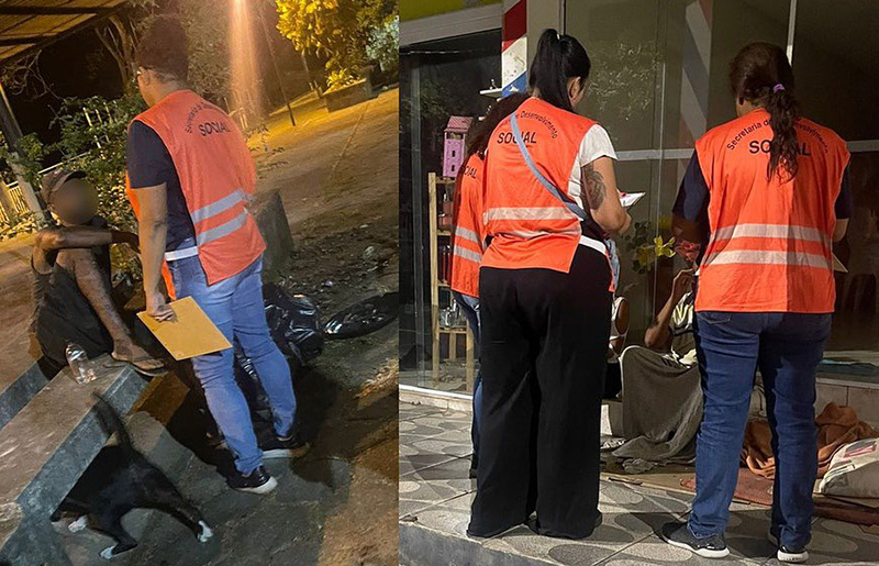 Com a chegada do frio, Secretaria intensifica abordagem à população de rua