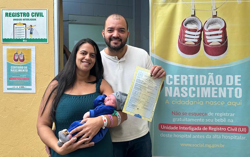 480 mil famílias fazem certidão de nascimento na própria maternidade