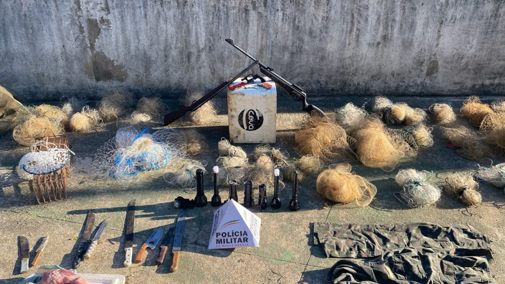Operação da PMMAmb prende oito pessoas por caça ilegal e pesca predatória