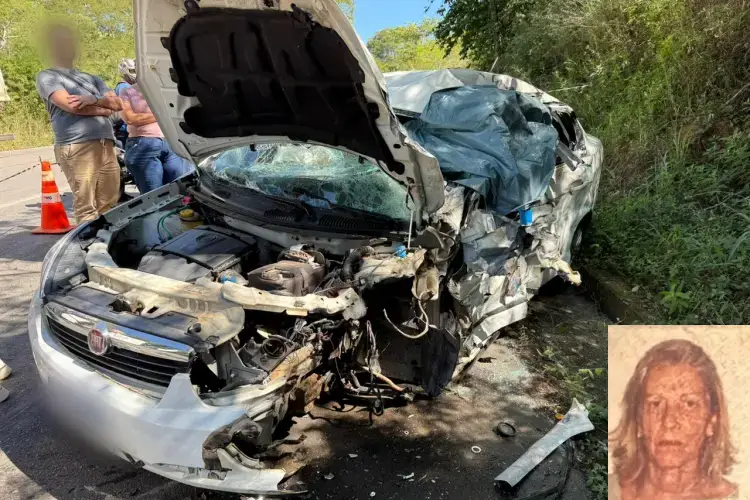 Idosa de 77 anos morre após colisão na BR-356, em Muriaé