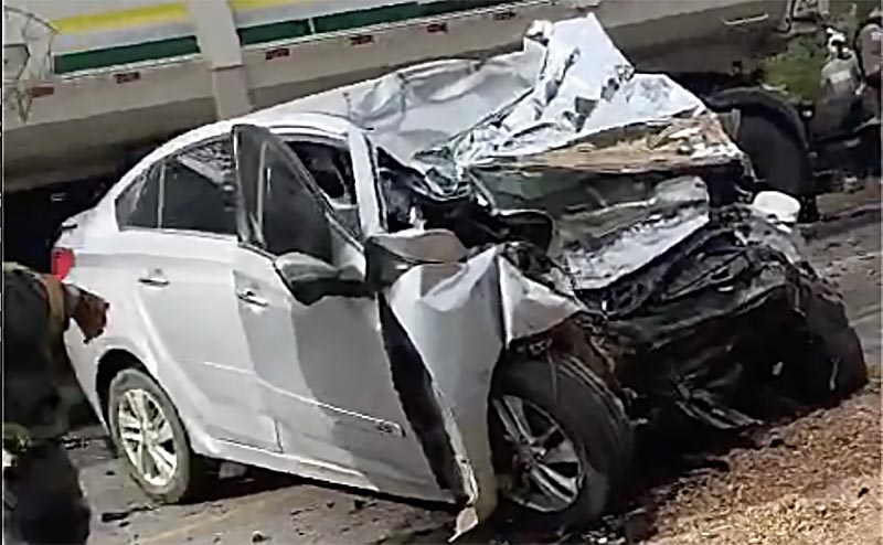 Homem morre em colisão com carreta próximo a Dona Euzébia