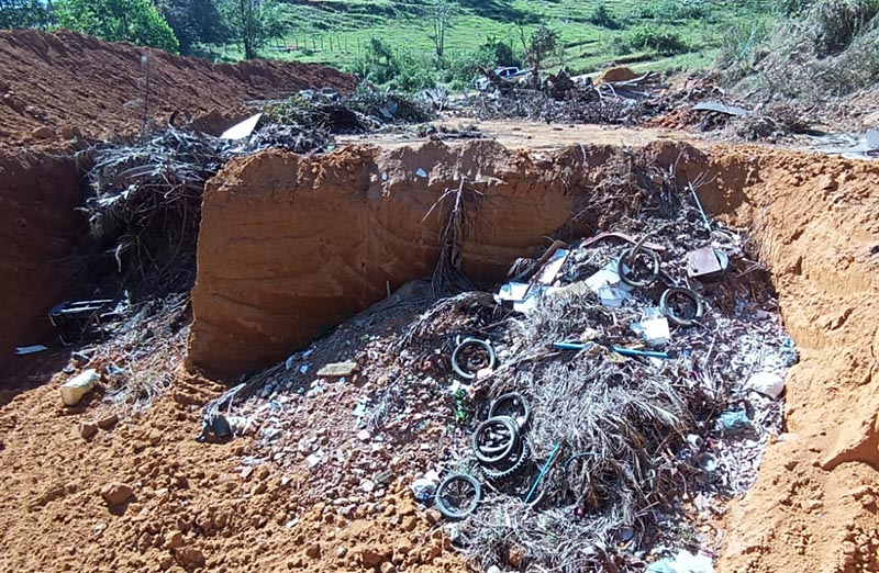 Município de Dona Euzébia é multado por descarte irregular de lixo