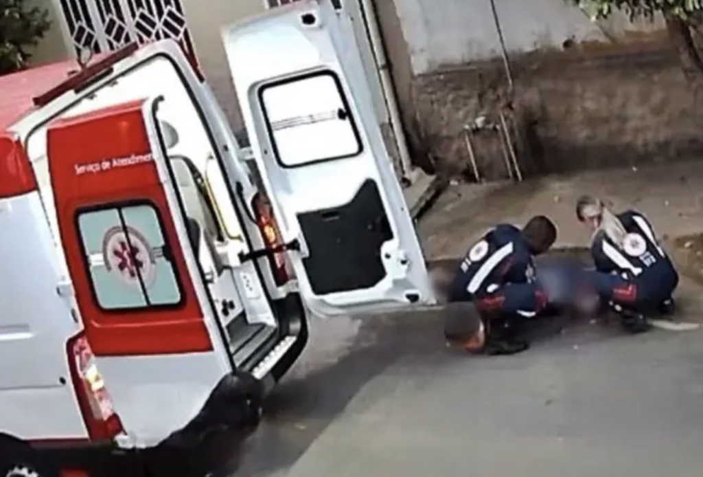 Jovem é socorrido com tiro na cabeça em Piraúba