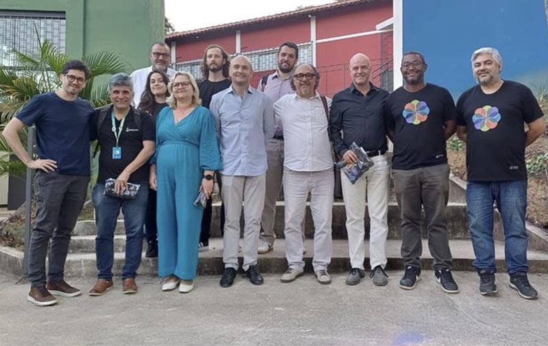 Polo Audiovisual recebe visita de representantes da Embaixada da França