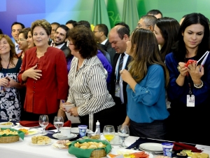 A presidenta evitou comentar a expectativa de nova