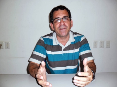 O presidente da C&acirc;mara, vereador Fernando Pacheco