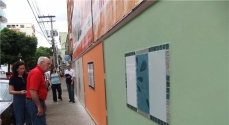 Muro com intervenção do Projeto Arte Por Toda Parte