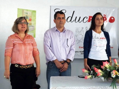 Solange Riguete, Fernando Pacheco e Luciana Barbosa