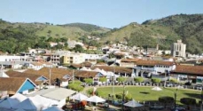 Vista panorâmica do Parque de Exposições de Leopoldina