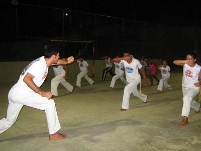 Treinamento dos capoeiristas do Abad&aacute;