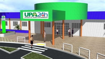 Uma das poss&iacute;veis fachadas para a UPA em Cataguases (foto ilustrativa)