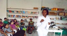 Os alunos ouviram atentamente a palestra sobre Educação Sexual