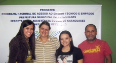 Equipe responsável pelas inscrições dos cursos do Pronatec