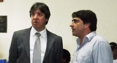 Os secretários Antônio Jorge e Alexandre Lacerda durante recente encontro em Cataguases