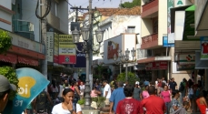 O Calçadão em Cataguases é um dos principais centros comerciais da cidade