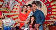 A família Fortuce no aniversário de Felippe Filho