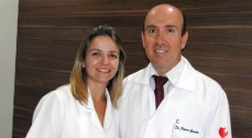Doutor Flávio e sua esposa Mônica, também cardiologista