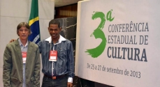 Zeca e Fuscão participaram da Conferência Estadual de Cultura