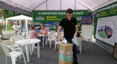 A população apresentou sugestões que foram depositadas em urnas de votação