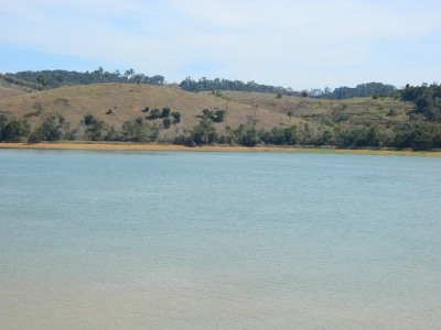 Lago da Usina Maur&iacute;cio onde Wagner estaria nadando e desapareceu