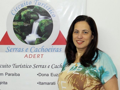 S&ocirc;nia Dias, presidente do Circuito Serras e Cachoeiras