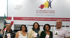 Os representantes de Cataguases na Conferência.
