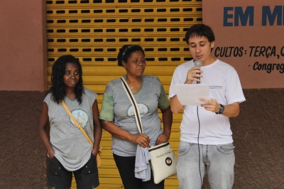 Felipe Dutra fez a abertura do evento na Vila Reis