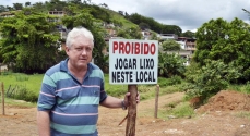 O vereador Luiz Carlos Russo está empenhado na limpeza do bairro