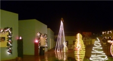 O Natal Iluminado de Itamarati de Minas foi todo confeccionado com material reciclado