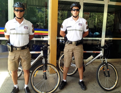 Os policiais que integram a Bike Patrulha j&aacute; apresentaram resultado