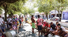 O protesto das agremiações mobilizou o centro da cidade