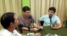 Sousa, José Fernando Milani, ex-secretário municipal e Willian Lobo