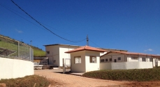 Vista geral do novo abatedouro municipal, no bairro São Diniz