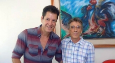 Braz Alves com Zeca Junqueira, Secretário Municipal de Cultura e Turismo