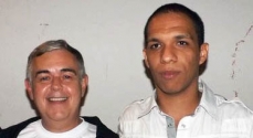 Pathé e Samuel Pereira, organizadores do Mister Cataguases