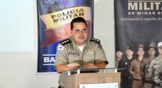 Tenente Coronel Nazário, comandante do Batalhão da PM em Muriaé