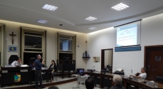 O economista Mauro Fachini  fez a apresentação financeira da Prefeitura 