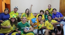 Apesar do susto com o gol do adversário, a torcida festejou o gol brasileiro