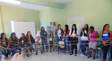 Momento de interação durante o curso em Recreio