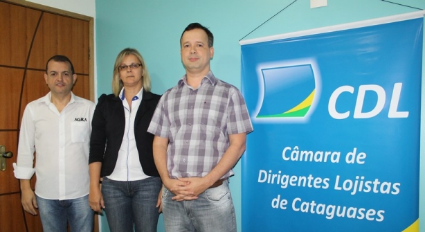 Nélio Araújo, Vandreia Silva e Humberto Lanzieri
