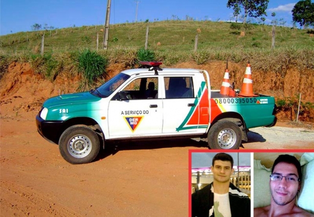 Uma viatura do SAI prestou socorro aos dois rapazes e os levou ao Hospital de Cataguases