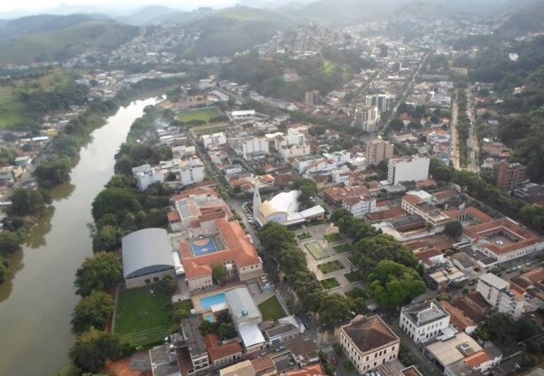 Vista área de Cataguases que conta com quatro candidatos a deputado estadual