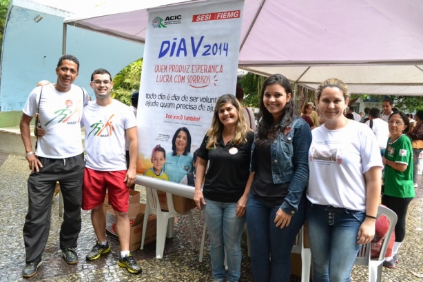 A equipe coordenadora do Dia V em Cataguases conseguiu alcan&ccedil;ar os objetivos do projeto