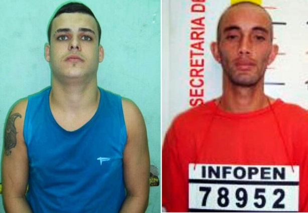 Edim da Vila, à esquerda, teria sido assassinado por Everson "Menor", à direita na foto