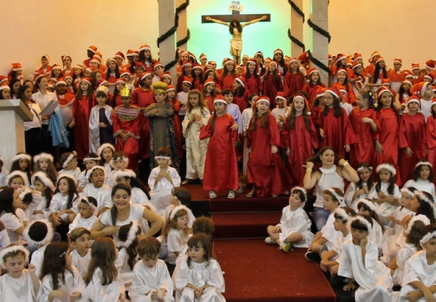 A Cantata aconteceu no Santuário por causa da chuva e, mesmo assim, encantou a todos os presentes